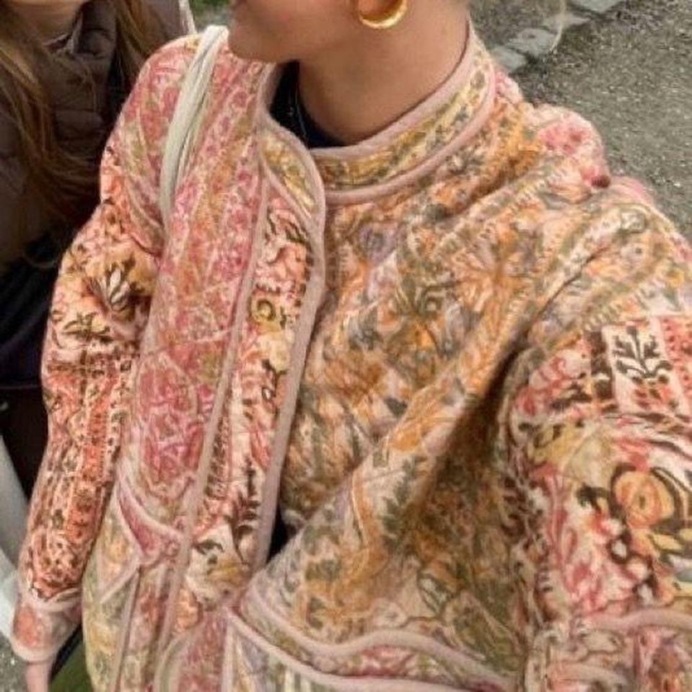 Free People Multicolor Quilted Jacket - Picture 3 of 12